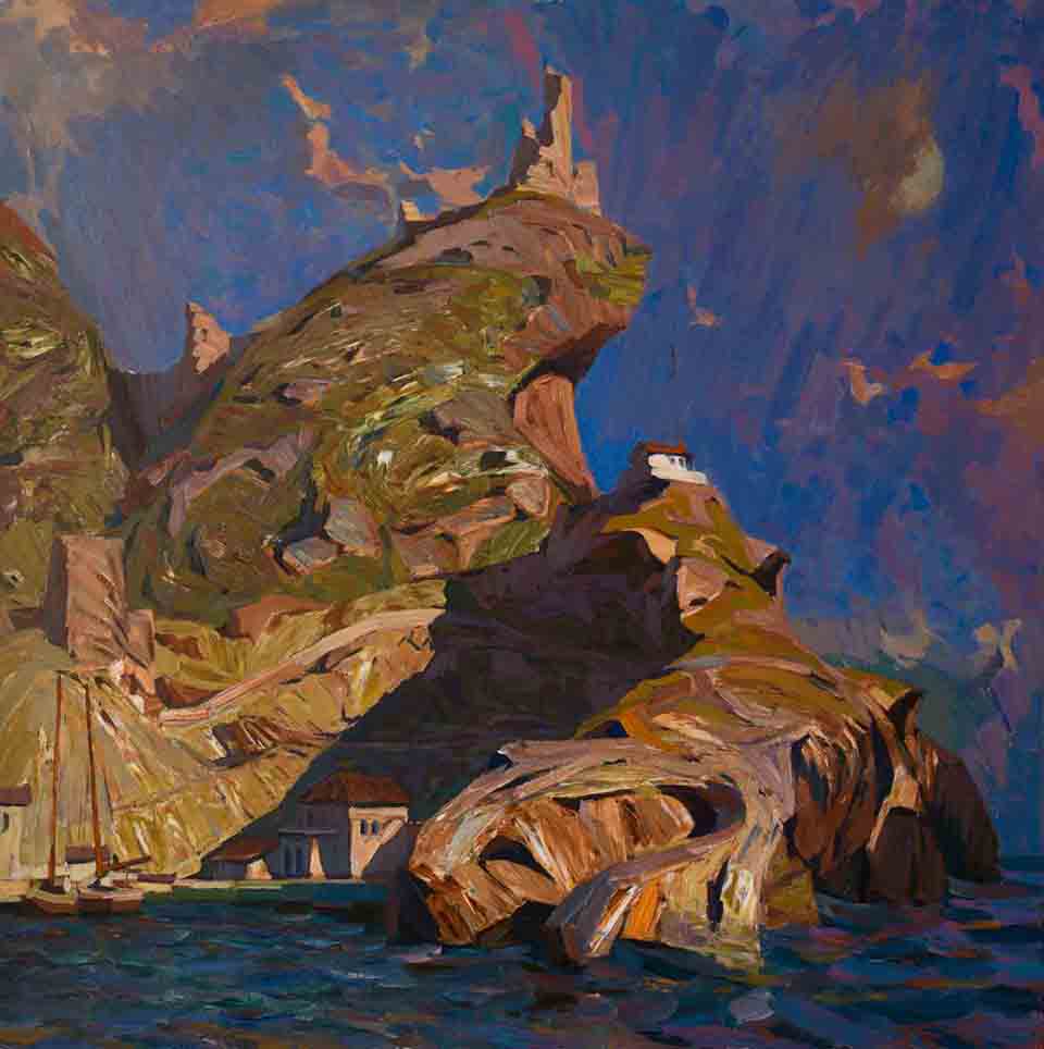  الطوق الساحلي ، زيت على قماش ، 150× 150 ، 2009 