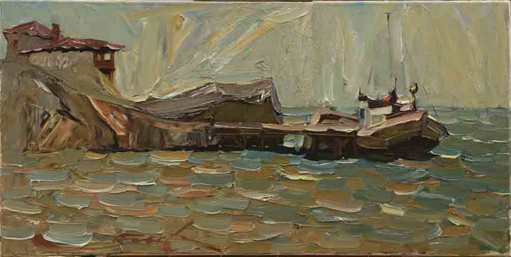  منطقة آزوف ، زيت على قماش ، 50 × 100 ، 2006  