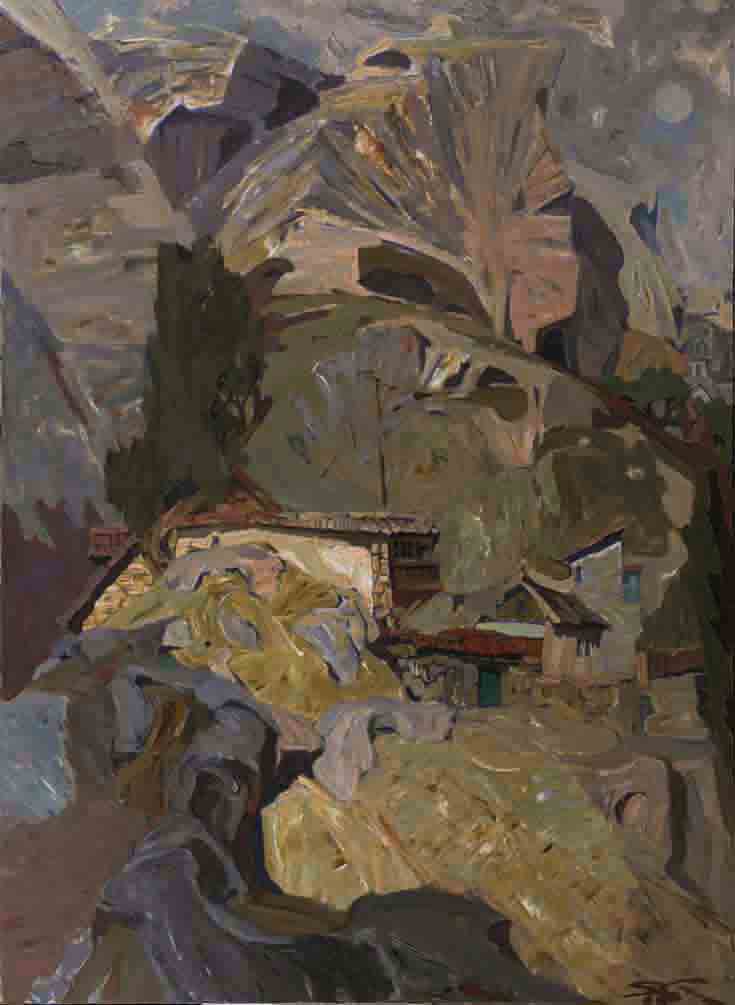  ستاروسيلي ، زيت على قماش ، 150 × 100، 2008 