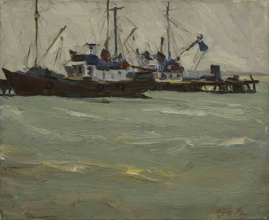  سينرات ، زيت على قماش ،  54 × 44 ، 1987    