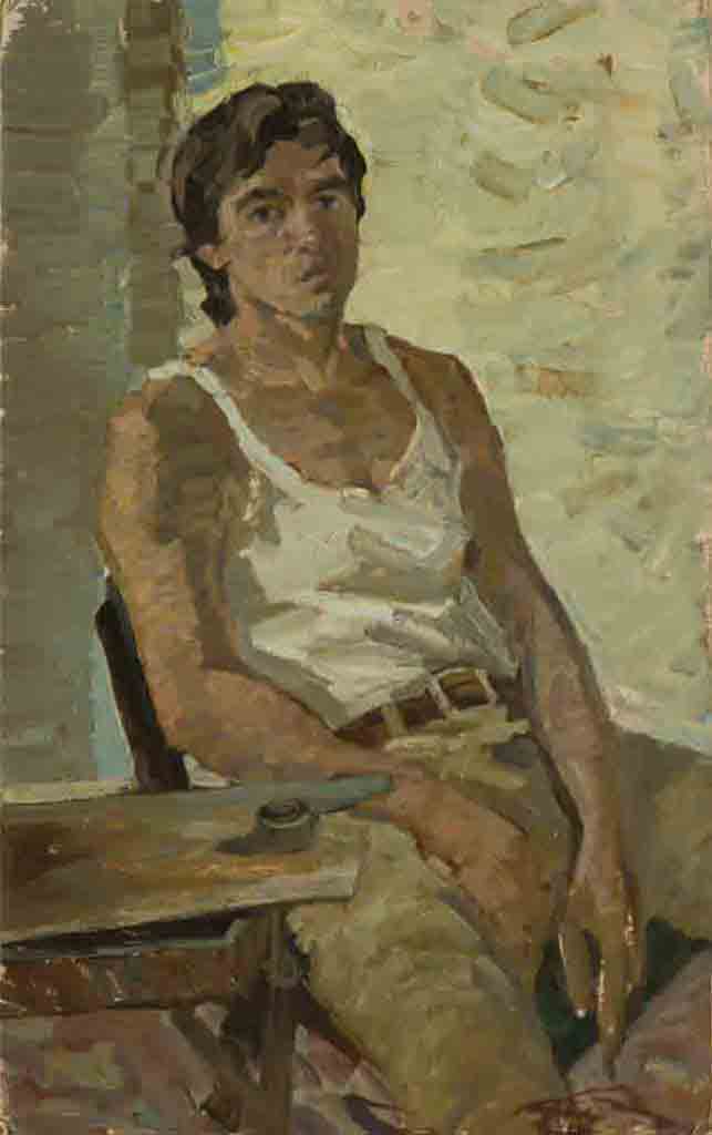  صورة شخصية ، زيت على كرتون ، 80 × 50 ، 1985  